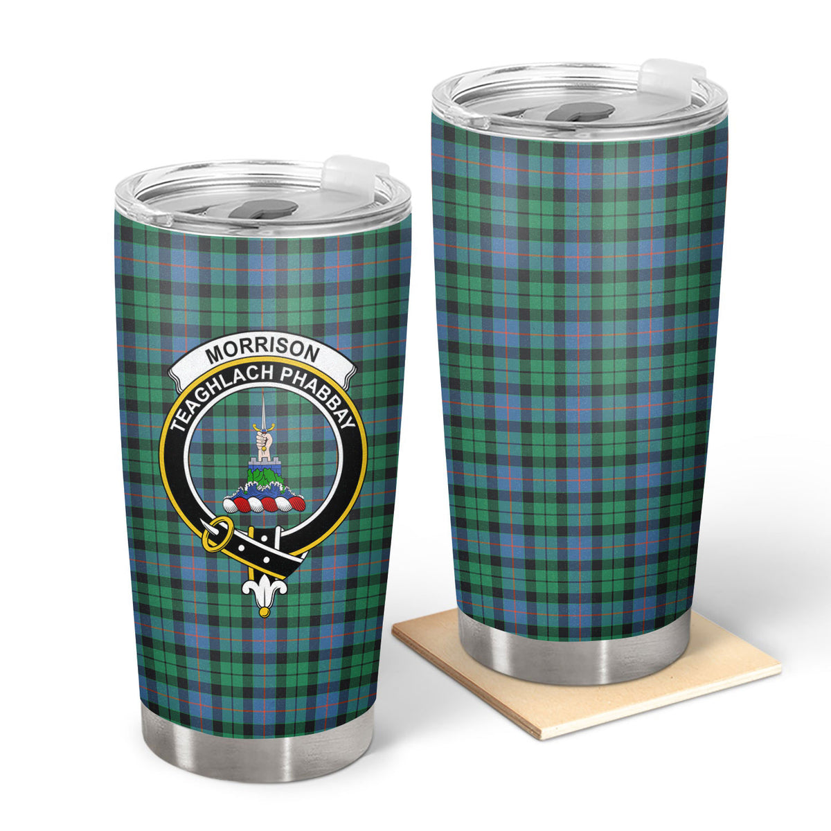 Morrison Ancient Tartan Crest Tumbler