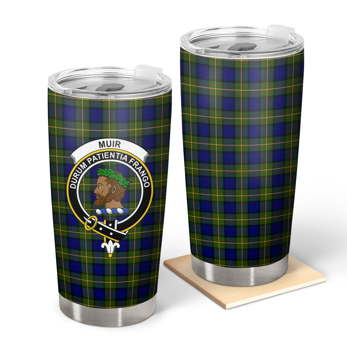 Muir Tartan Crest Tumbler