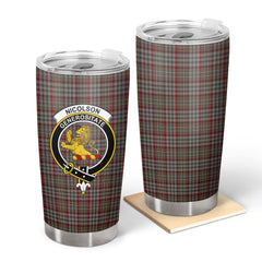 Nicolson Hunting Weathered Tartan Crest Tumbler