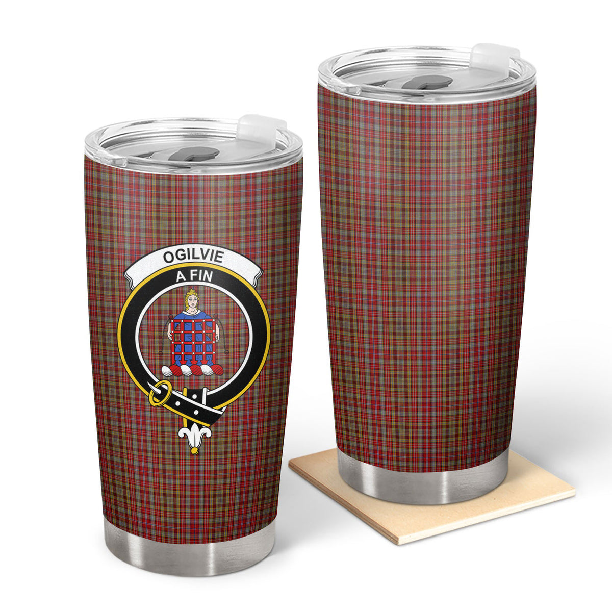 Ogilvie Tartan Crest Tumbler