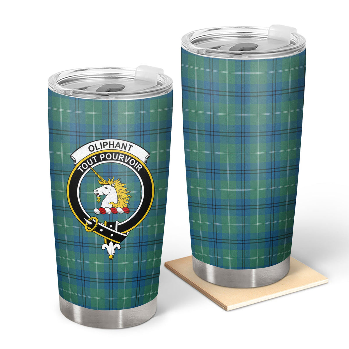 Oliphant Ancient Tartan Crest Tumbler