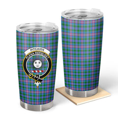 Pitcairn Hunting Tartan Crest Tumbler