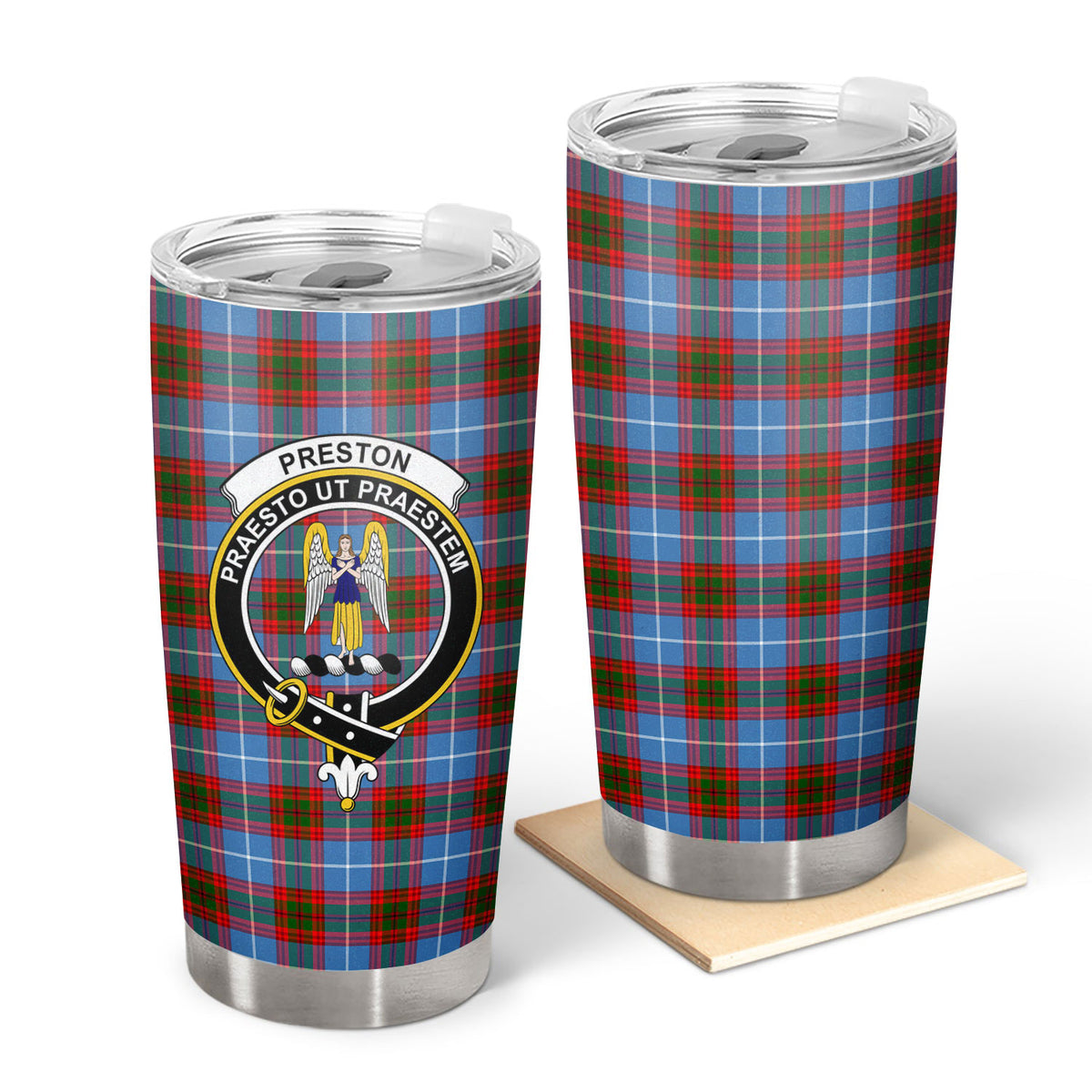 Preston Tartan Crest Tumbler