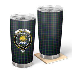 Purves Tartan Crest Tumbler