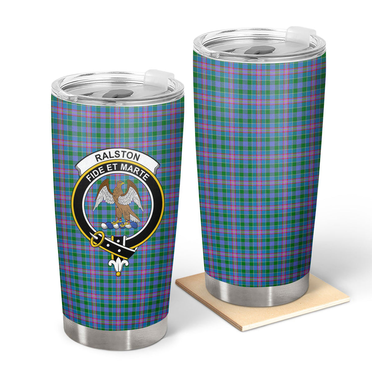 Ralston Tartan Crest Tumbler