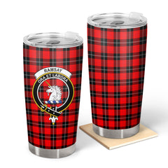 Ramsay Modern Tartan Crest Tumbler