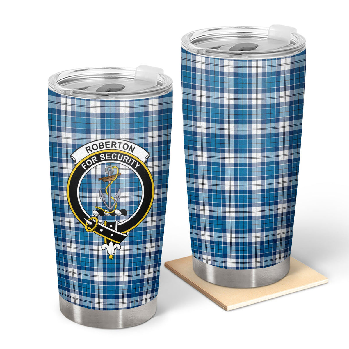 Roberton Tartan Crest Tumbler