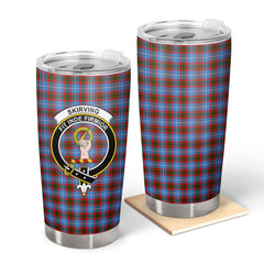 Skirving Tartan Crest Tumbler