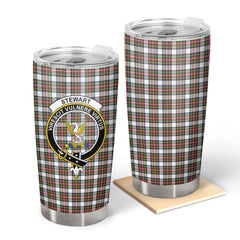 Stewart Dress Modern Tartan Crest Tumbler