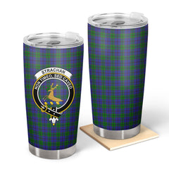 Strachan Tartan Crest Tumbler