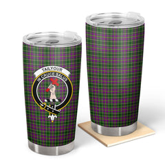 Tailyour (or Taylor) Tartan Crest Tumbler