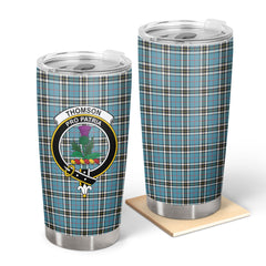 Thomson Blue Tartan Crest Tumbler