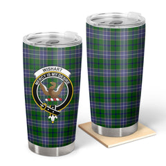 Wishart Hunting Tartan Crest Tumbler