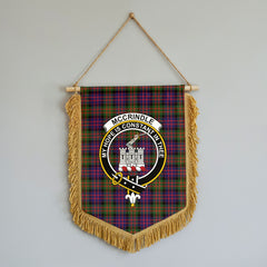 McCrindle Tartan Crest Wall Hanging Banner - Wood Pole