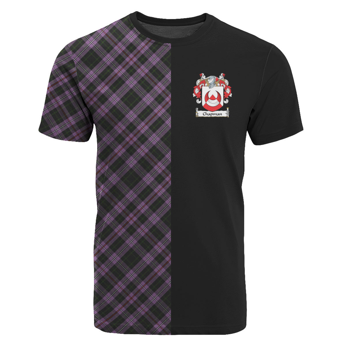 Chapman Tartan T-Shirt Half of Me - Cross Style