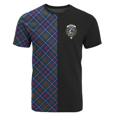 MacHardy Modern Tartan T-Shirt Half of Me - Cross Style
