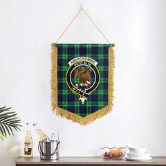 Abercrombie Tartan Crest Wall Hanging Banner