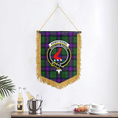 Armstrong Modern Tartan Crest Wall Hanging Banner