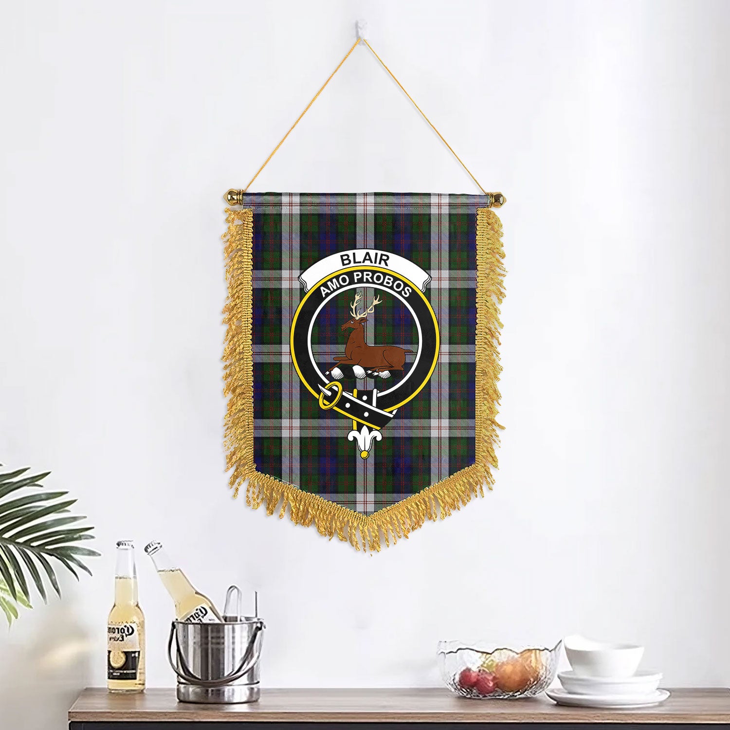 Blair Dress Tartan Crest Wall Hanging Banner