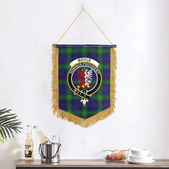 Boyle Tartan Crest Wall Hanging Banner