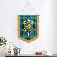 Campbell Ancient 01 Tartan Crest Wall Hanging Banner