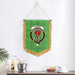 Currie Tartan Crest Wall Hanging Banner