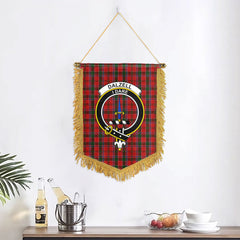 Dalzell Tartan Crest Wall Hanging Banner