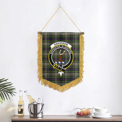 Davidson Tulloch Dress Tartan Crest Wall Hanging Banner