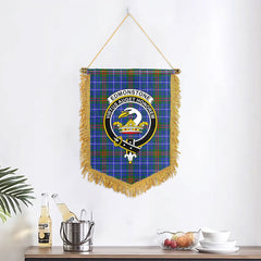 Edmonstone Tartan Crest Wall Hanging Banner