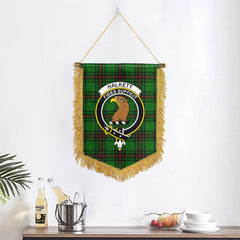 Halkett Tartan Crest Wall Hanging Banner