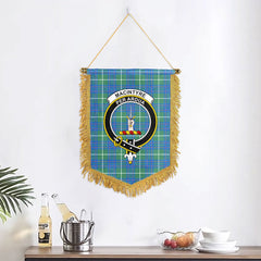 MacIntyre Hunting Ancient Tartan Crest Wall Hanging Banner