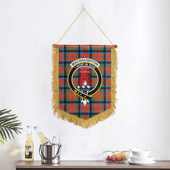 MacNaughton Ancient Tartan Crest Wall Hanging Banner