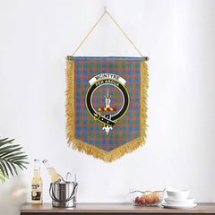 McIntyre Ancient Tartan Crest Wall Hanging Banner