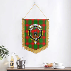 Middleton Modern Tartan Crest Wall Hanging Banner