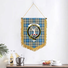 Napier Ancient Tartan Crest Wall Hanging Banner