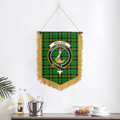 Wallace Hunting Modern Tartan Crest Wall Hanging Banner