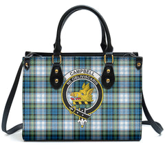 Campbell Dress Ancient Tartan Crest Leather Handbag