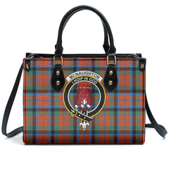 McNaughton Ancient Tartan Crest Leather Handbag