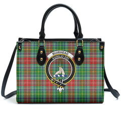 Muirhead Tartan Crest Leather Handbag