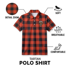McGregor Rob Roy Ancient Tartan Crest Birdseye Mesh Polo Shirt