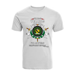 Sayers Tartan Crest T-shirt - I'm not yelling style