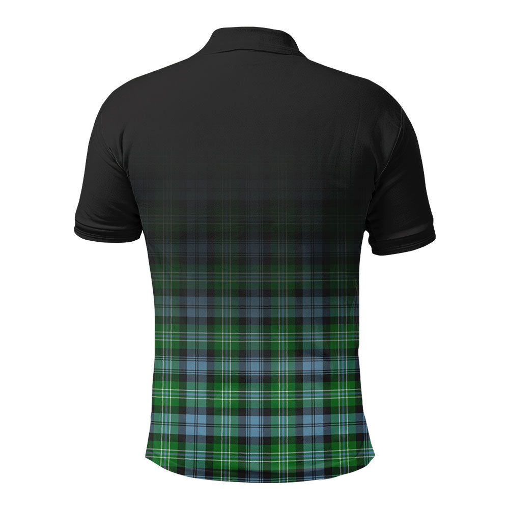 Arbuthnot Ancient Tartan Crest Polo Shirt - Thistle Black Style