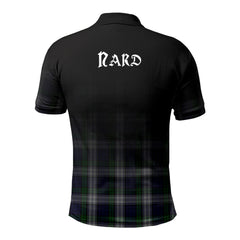 Blackwatch Dress (Asymmetrical) Tartan Personalized Polo Shirt - Alba Celtic Style