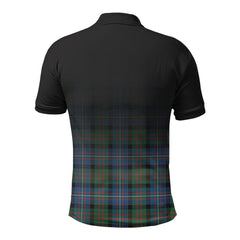 Cameron of Erracht Ancient Tartan Crest Polo Shirt - Thistle Black Style