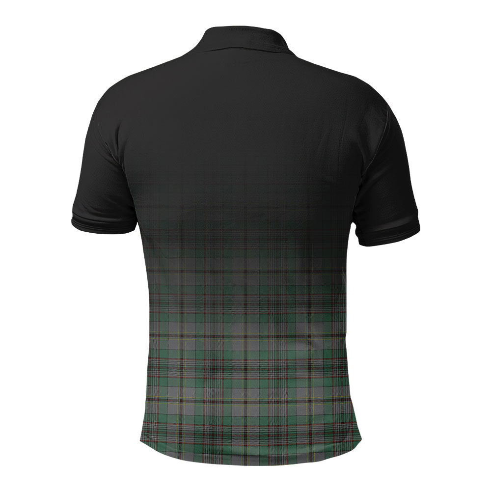 Craig Tartan Crest Polo Shirt - Thistle Black Style