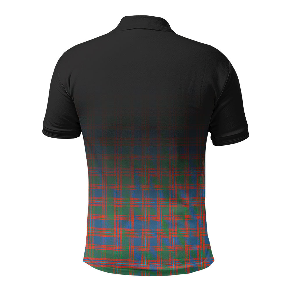 MacIntyre Ancient Tartan Crest Polo Shirt - Thistle Black Style