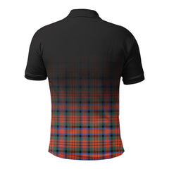 McDuff Ancient Tartan Crest Polo Shirt - Thistle Black Style