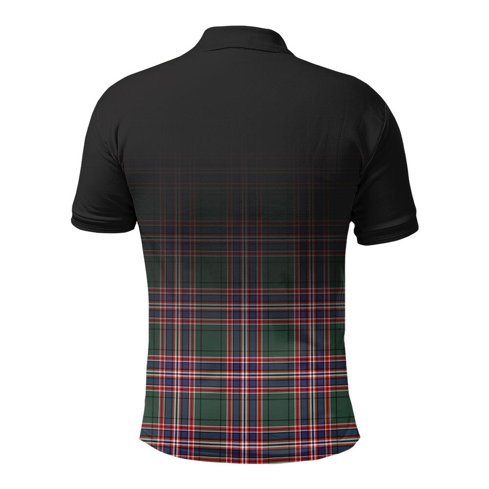 McFarlane Hunting Modern Tartan Crest Polo Shirt - Thistle Black Style