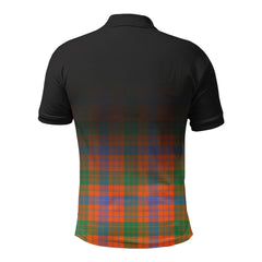 Ross Ancient Tartan Crest Polo Shirt - Thistle Black Style