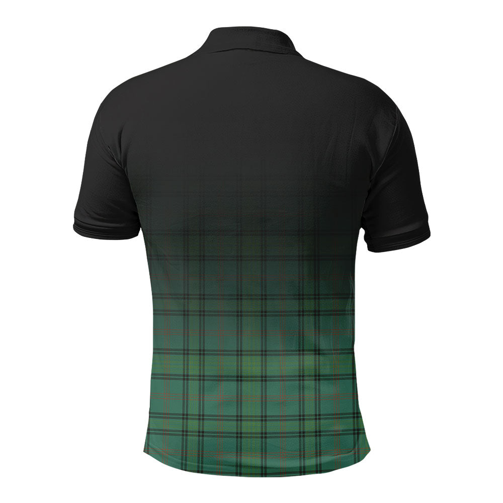 Ross Hunting Ancient Tartan Crest Polo Shirt - Thistle Black Style